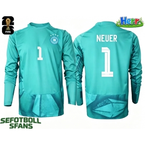 Tyskland Manuel Neuer #1 Målvakt Hemmatröja VM 2026 Långärmad